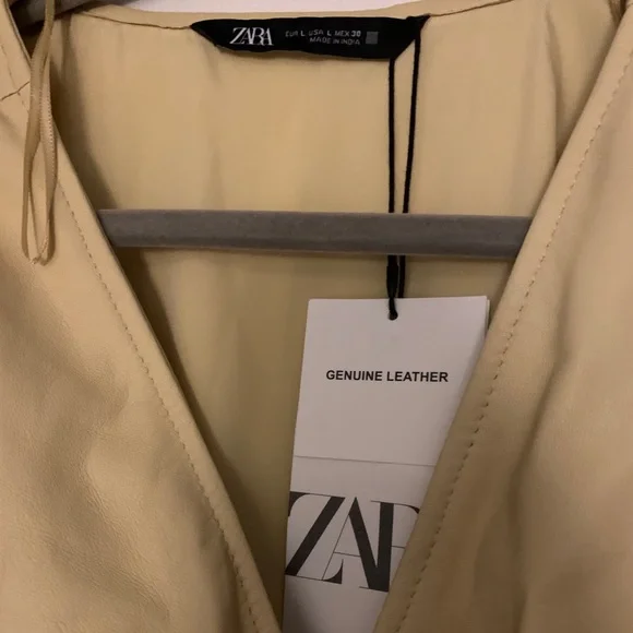 Zara Leather Midi dress - Picture 2 of 4